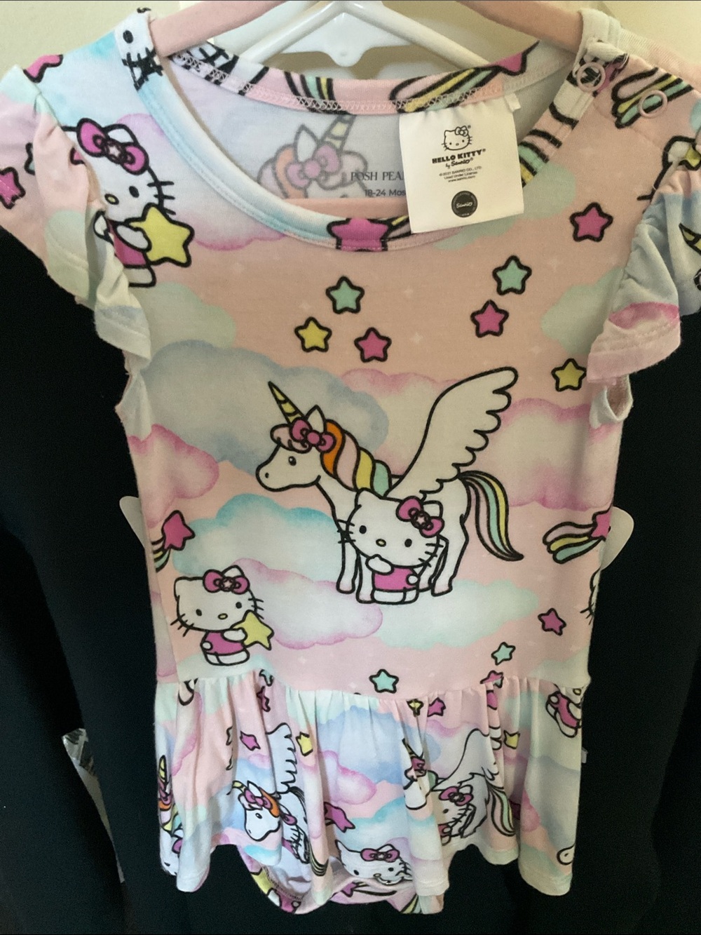 Posh Peanut hello kitty unicorn bodysuit twirl